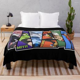 Blankets Sk8 The Infinity CharactersThrow Blanket Cute