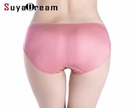 Women Silk Panties 100 Real Silk Briefs Midrise Underwear Women Health Everyday Underpants Nude White SH1908276147500