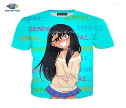 Men039s TShirts Novelty 3D Printed Tshirt Anime Kawaii Girl Nagatoro Casual Tee Shirt Men Clothing Harajuku Graphic Mens Wome4560904