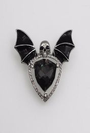 Brooches Halloween Gothic Punk Skull Bat Corsage Pin Pins Backpack Clothes Lapel Fun Badge Jewellery Gift25004309516778