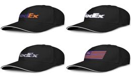 Unisex FedEx Federal Express Corporation logo Fashion Baseball Sandwich Hat Retro team Truck driver Cap USA flag Grey Camouflage P3030068