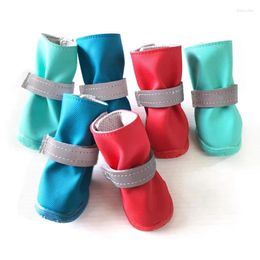 Dog Apparel Pet Shoes Anti-slip Waterproof Rain Boots Footwear Small Dogs Puppy For Teddy Bichon