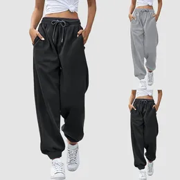 Women's Pants Women Fashion Print Bottom Sweatpants Pockets High Waist Sporty Gym Athletic Fit Jogger Beautiful Clothes For