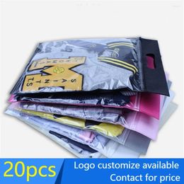 Shopping Bags 20 Pcs Non Woven Fabric With Zipper Accept Customise For Clothes/shoes/T-shirt Chrismas Gift