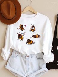 Women's Hoodies Women Clothing Bee Funny 90s Trend Pullovers Casual Fashion Ladies Spring Autumn Winter Female Graphic Sweatshirts