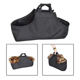 Storage Bags Multifunction Firewood Carrier Bag Canvas Holder Pouch For Barbecue