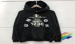 Vintage Hoodie Men Women Top Quality Letter Nice Washed Heavy Fabric Sweatshirts Pullovers5920762