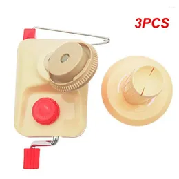 Baking Tools 3PCS Hand Operated Yarn Winder Fibre Wool Manual Handheld Machine String Ball Portable For Sewing Making Accessories