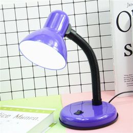 Table Lamps Lamp Desk Button Switch Bed Reading Book Night Light LED 3 Modes Dimming Eye Protection Bedside