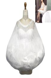 Skirts Arrival Underskirt White SXL Gathering Bridal Helper Buddy Wedding Dress Gown Slip Petticoat Save You From Toilet Water9645235