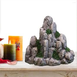 Garden Decorations Mini Realistic Miniature Rockery Ornaments Simulation Mountain Stone Statue DIY Simple Sand Table Decoration