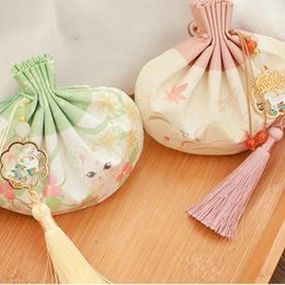 Shopping Bags Bundle Pocket Blessing Bag Multi Function Small Purse Chinese Style Pouch Jewelry Storage Carry On Sachet Han Cloth
