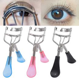 Eyelash Curler Eyelash curler curler and shape portable not harmful to eyelashes facial beauty eyelash curler with silicone eye shadow makeup tools Q240517