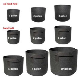 Planters Pots 1-30 gallon plant growth bag garden tool fabric jar Jardim household horticultural flower and plant growthQ240517