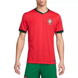 PORTUGAL 2024 Soccer Jerseys Home Away JOAO FELIX PEPE BERMARDO B.FERNANDES Camisa De Futebol J.MOUTINHO Football Shirt Men Kids Kit Women RoNalDo Portuguese