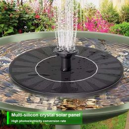 Garden Decorations 1.2W Solar Bird Bath Fountain Pump No Battery Powered Water For Pond Patio Outdoor