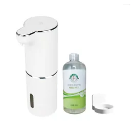 Liquid Soap Dispenser Automatic Foam Battery Operated Rechargeable 800mAh Electroplate 300ml Adjustable Infrared Sensor Dispensers