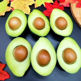 Party Decoration Avocado Decor Table Decorationsationsss Fake Pretend Vegetables Simulation Tiny Dollhouse Food Plastic Kitchen Prop