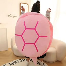 100cm Shell Plush Funny Turtle Shell Plush Toy Children Sleeping Bag Stuffed Soft Tortoise Pillow Cushion Creative Gift 240508