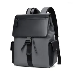 Backpack Fashion Men 15.6 Inch Laptop Backpacks Male Big Capacity Business Travel Bagpack Quality Unisex Student School Bag