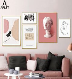 Naked Woman Posters Venus Canvas Prints Nordic Sculpture Nude Girl Matisse Painting Wall Art Pictures for Living Room Home Decor1915723