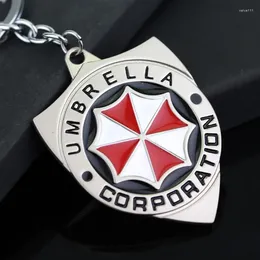 Keychains Keychain Umbrella Action Movie Residents Evils Protective Corporation Car Key Ring Bag Accessories Jewelry Gift