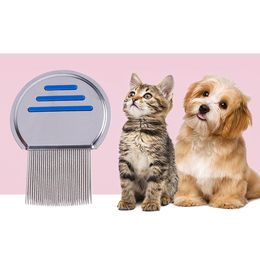 Dog Grooming Terminator Lice Comb Professional Stainless Steel Louse Effectively Get Rid For Head Lices Treatment Hair Removes Nit3302109