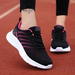 Casual Shoes Sneaker Women's 2024 Spring Tenis Breathable Running All Black Sports