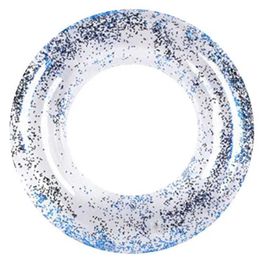 Sand Play Water Fun Swimming pool buoy adult size glitter sequin swimming ring inflatable Coloured summer beach party toy Q240517