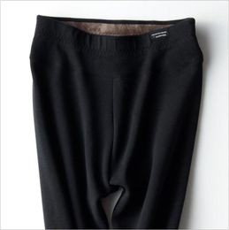 New Leggings For Women Winter Elastic Fashion Fitness Warmer Plush Pants Thick High Waist Slim Plus Warm Pants For Women A40781112298