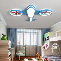 Ceiling Lights Aircraft Kids Nordic Children's Room Bedroom Decor Led Lamp For Dimmable Light Home Decoration Lamparas