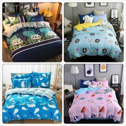 Bedding Sets Soft Cotton Bed Linens Duvet Cover Pillowcase 3pcs Kids Child Adult Quilt Comforter Pillow 150x200 180x220 200x230