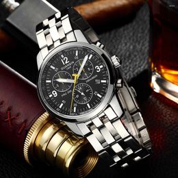 Wristwatches 2024 GUANQIN Men's Watches Top Luxury Automatic Watch For Men Mechanical Multifunctional Waterproof Clock Reloj Hombre