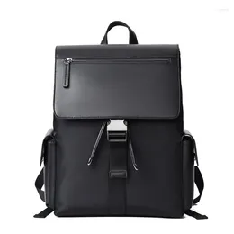 Backpack Men Travel Casual Fashion Student School Bag Large Capacity Waterproof Oxford Backpacks Male 15.6 Inch Laptop Rucksack