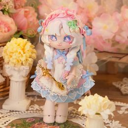 Sweet Valentine Style BJD Clothes Doll Clothes for OB11 Molly GSC YMY 1/12bjd Doll Skirt Apron clothing accessories 240517