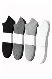 Solid Colour Men Cotton Socks Breathable Casual Sport Ankle Sock Gift for Love Friend Whole 4 Colors5768175