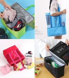 Women Shoulder Handbags Outdoor Sports Storage Bags Mens Travel Picnic Backpack Double Layer Thermal Insulation Ice Bags Pouches H5924627
