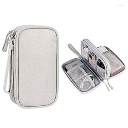 Storage Bags 2024 Digital Portable Wires Charger Gadget Power Bank Bag Earphone SD Cards Drives USB Case Travel Kit Pouch