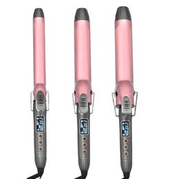 LCD Temperature Adjustment Ceramic Hair Curler Professional Curling Irons Wand Wavers Roller Beauty Styling Tools 240515