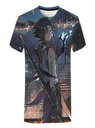 Men039s TShirts Genshin Impact Anime Girls Game 3D Printed Xiao Streetwear Men Women Fashion T Shirt Oversized Tees Tops Kids 4607658