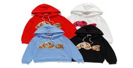 New fashion hoodie Broken Bear sweatshirt Teddy Bear Trendy Terry Explosion Sweater style Men and Women Size SXL9392958