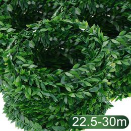 Decorative Flowers 22.5m/30m Artificial Ivy Leaf Plants Green Garland Vine Fake Foliage Home Decoration Wedding Party