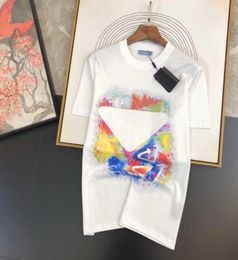 2022 SS New Mens Designer T shirt Paris fashion Tshirts Summer Pattern Tshirt Male Top Quality 100 Cotton Top5825526