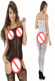 Sexy Erotic Lingerie Women Open Crotch Fishnet Bodystocking Sexy Costumes Plus Size Lenceria Sexy Body Suit Erotica Mujer5197254