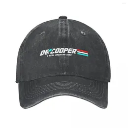 Berets D.B. Cooper A Real American Hero Baseball Caps Snapback Denim Hats Outdoor Adjustable Casquette Sports Cowboy Hat