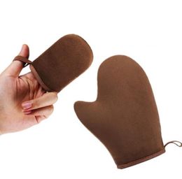 Bath Sponges Tanning Mitt With Thumb for Self Tanners Tan Applicator Mittfor Spray TanBeach Special Gloves SN26455082412