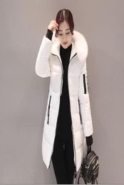Women Plus Size 3XL Parka Winter Coat Long Cotton Casual Fur Hooded Jackets Thick Warm Winter Parkas Female Overcoat1744934