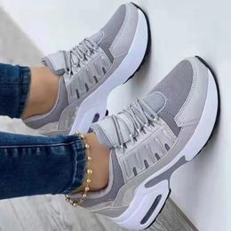 Casual Shoes Women Sneakers Luxury Sports Ladies Platform Sneaker Air Cushion Running Lace Up 2024 Outdoor Fashion Spring Autumn