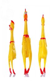 Funny Dog Toys Rooster Crows Attract Puppy Dog and Cat Pet Squeak Toys Screaming Rubber Chicken 17cn 3291585