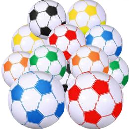 Sand Play Water Fun 24 pieces of 16 inch inflatable football beach ball party discounts summer swimming pool game toys children girls boys Q240517
